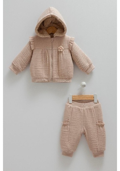 Caramell Cotton Jasmi 2'li Takım 62-68 Cm 3-6 Ay Kahve Crml.khv.tkk1142-6268 Kahve