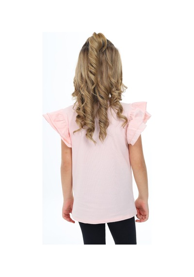 Toontoy Kids Toontoy Kız Çocuk Tişört Pudra