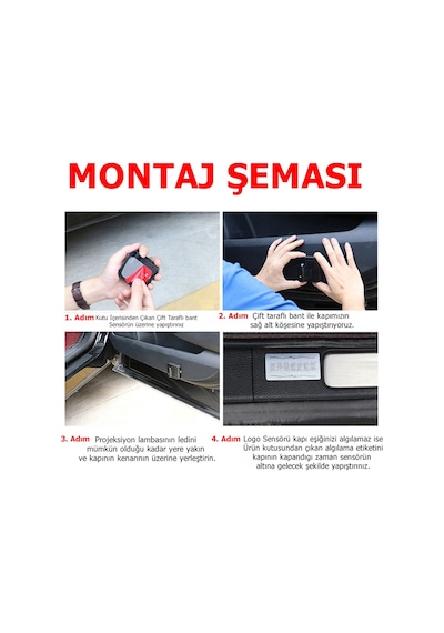Nissan Kapı Altı Logo Araç İçi Pilli 2 Adet Sts Oto Aksesuar
