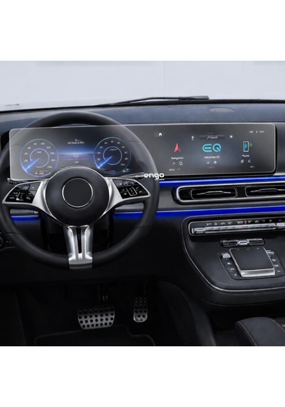 Engo Mercedes Eqv 12.3 İnç Mat Ekran Koruyucu Multimedya Gösterge Sadece Ekran Koruyucu
