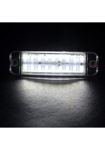 Ahmet Otomotiv Çift Sıra Parmak Led Beyaz Renk 10Cm 16 Led N11.538