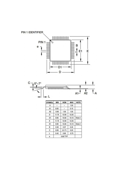 Atxmega32a4u-au Smd 8bit 32mhz Tqfp-44
