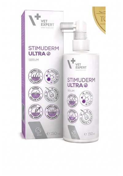 Stimuderm Ultra Köpek Tüy Çıkarıcı Ve Dökülme Karşıtı Bakım Serumu 150 Ml