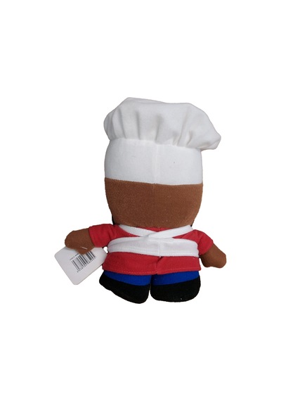 Chef Şef Peluş Oyuncak 20cm Beyaz - Kırmızı