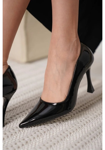 Trendella Siyah Rugan Kadın Stiletto Tr18ms03a