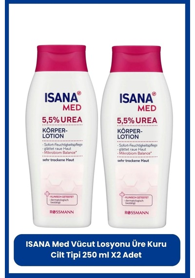 Vücut Losyonu Üre Içerikli Çok Kuru Cilt Tipi 250 Ml 2'li