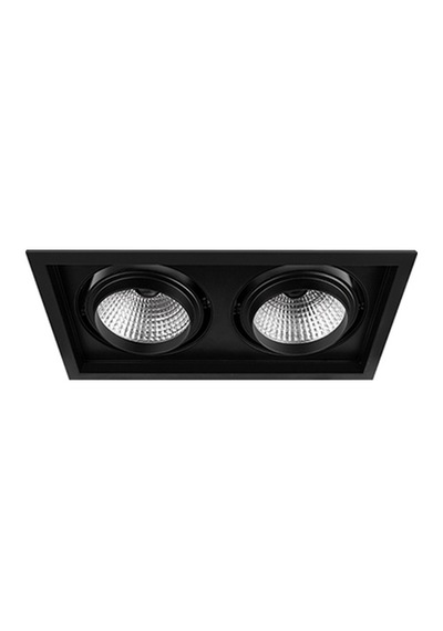 Goya Gy-3042-30 2X28W Cob Ledli Mağaza Armatürü Siyah Kasa Beyaz Siyah
