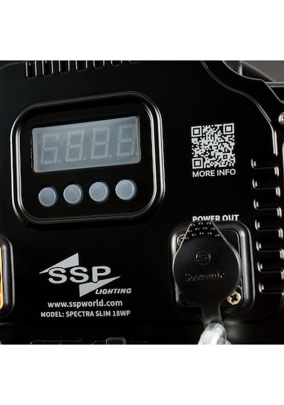 Ssp Deron Spectra Slim 18wp Ip65 Led Par Rgbwauv