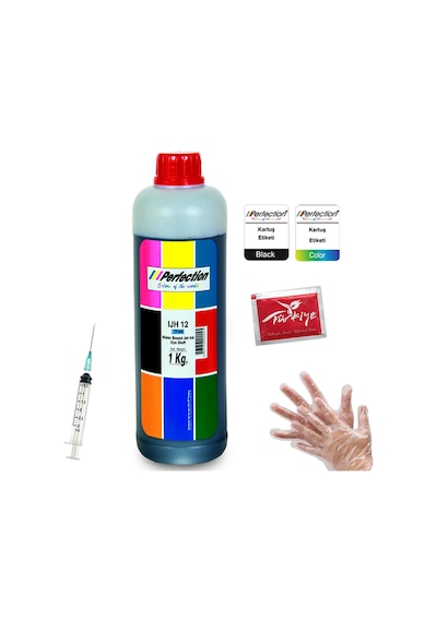 Epson Tanklı Yazıcılar Uyumlu Perfection Mürekkep 10 Litre Cyan (Mavi)