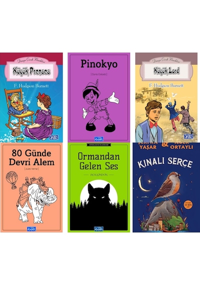 Parıltı Yayınları Küçük Prens Küçük Lord 80 Günde Devri Alem Ve Şermin Yaşar Kınalı Serçe