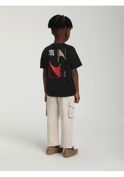 Jack Lions Erkek Çocuk Pamuklu Jump Baskılı T-shirt-15642 Siyah