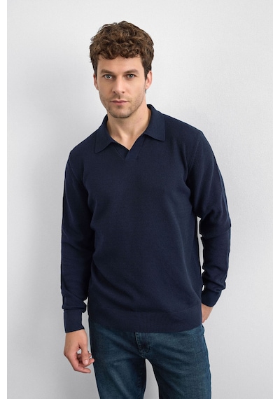 Back & Bond Erkek Polo Yaka Kazak B35w40029 119 Lacivert Lacivert