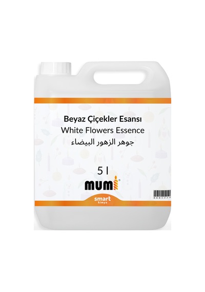 Beyaz Çiçekler Mum Esansı 5 Litre
