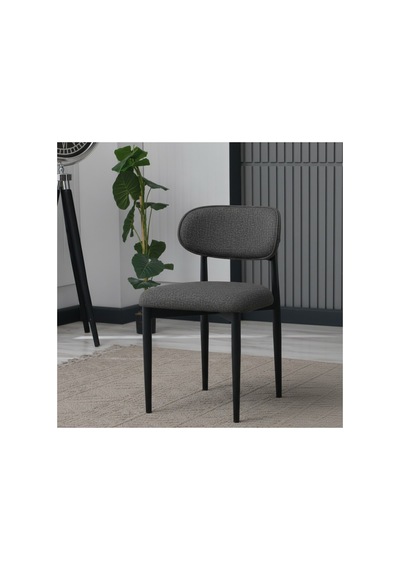 Luna Arya Yemek Masası Takımı / 6 Kişilik Mdf Masa & Polo Sandalye Takımı Antrasit Antrasit Luna Arya Yemek Masası Takımı / 6 Kişilik Mdf Masa & Polo Sandalye Takımı Antrasit Antrasit