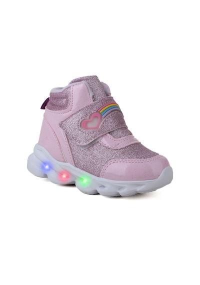 Vojo Rainbow Rahat Taban Cırtlı Işıklı Kız Çocuk Botu 267800000856 07 Pembe