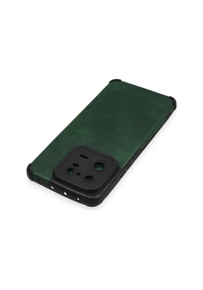 Uray Store Xiaomi Mi 13 Pro Kılıf Loop Deri Silikon - Yeşil