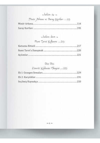 Rumi Tarot - Nigel Jackson - Ekorp Kitap
