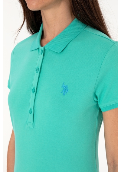 U.S. Polo Assn. Kadın Mint Basic Polo Yaka Tişört 50300830-VR090