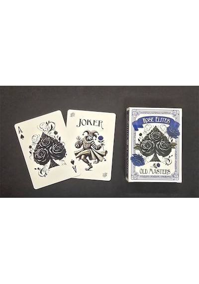 Rose Elites - Old Masters Blue Marked Deck İşaretli Premium Oyun Kağıdı İskambil Kartları Destesi