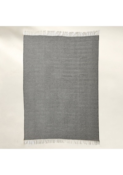 Moe Tek Kişilik Battaniye Gri 150x200 Cm Renkli