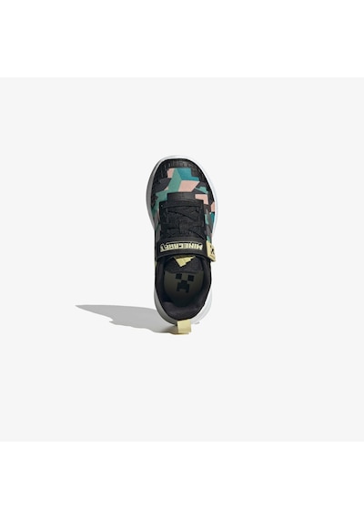 Adidas Minecraft Fortarun Elastic Lace Çocuk Siyah Koşu Ayakkabısı Kk4631