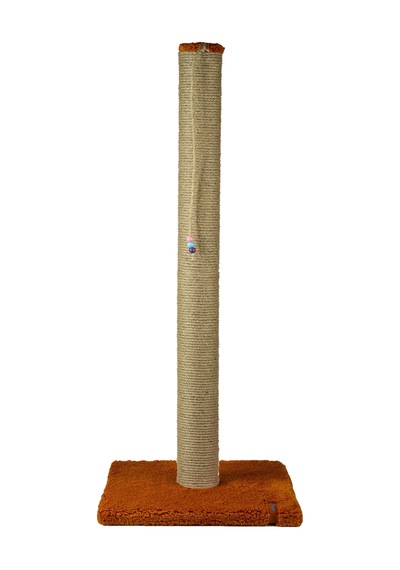 82cm Lüx Tırmalama Tahtası Catnipli Jüt Tırmalama Turuncu Minder Yüzey