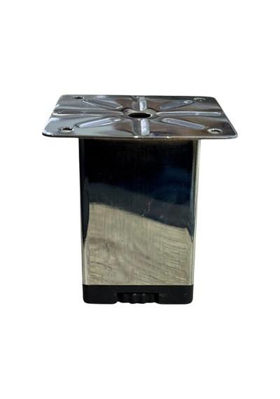Cateksss 50x50 Mm Tablalı Ayarlı Ayak 8 Cm - 8 Li Paket Gümüş