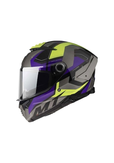 Mt Thunder 4 Sv Vailant B2 Full Face Motosiklet Kaskı Gri