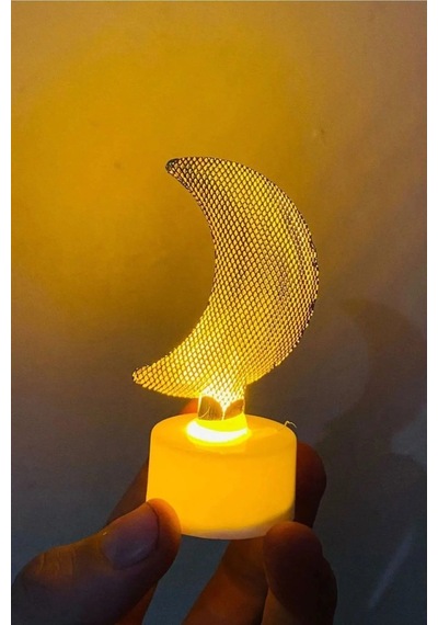 Dekoratif Led Lamba Metal Kaliteli Hediyelik 2 Adet Lisinya