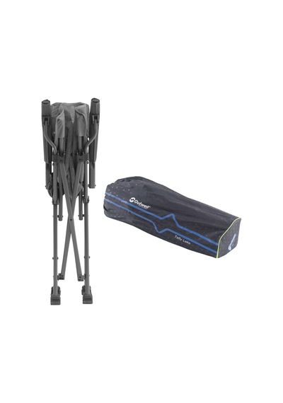 Outwell Ripple Airflow Terletmeyen Ultra Konforlu Katlanır Kamp Sandalyesi Gri