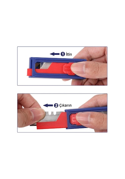 Workpro Wp213002 10 Lu Rötuş Maket Bıçağı Yedeği