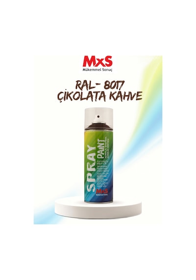 Mxs Ral 8017 Çikolata Kahve Akrilik Sprey Boya 400 Ml Ral -8017