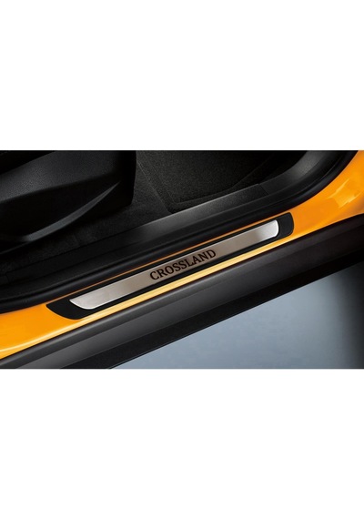 Opel Crossland 4 Prç. İç Kapı Eşiği Krom Abs