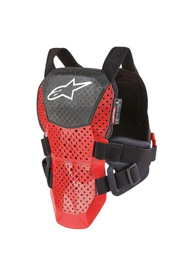Alpinestars Bionic Tech Youth Genç Body Armour Tam Gövde Koruma Siyah Beyaz Kırmızı
