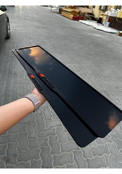 Renkli Özel Full Pleksi Amg Plakalık