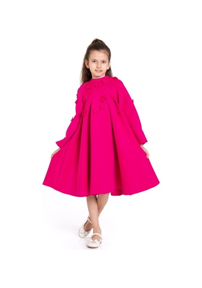 Xo Kids Kız Çocuk Elbise 4-8 Yaş 9192 Pembe