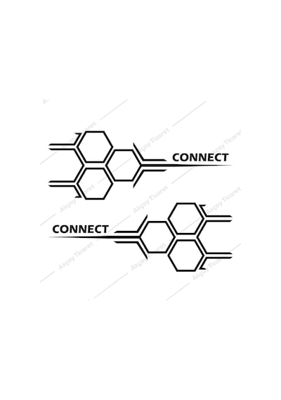 Connect Kapı Altı Sticker Ford Connect Sticker Ford Oto Sticker