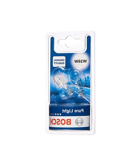 12v 16w W2,1x9,5d Araba Ampulü, 2 Adet Yüksek Performanslı Set