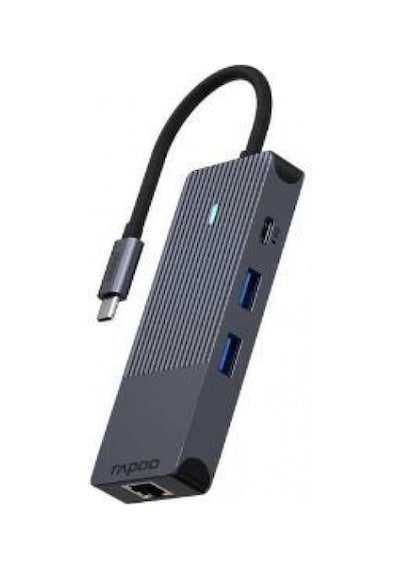 RAPOO UCM-2004 11412 8-IN-1 USB-C Dock Stati  n