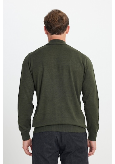 AC&Co / Altınyıldız Classics Erkek Hakı Yünlü Sıcak Tutan Standart Fit Normal Kesim Yarım Balıkçı Yaka Triko Kazak Haki AC&Co / Altınyıldız Classics Erkek Hakı Yünlü Sıcak Tutan Standart Fit Normal Kesim Yarım Balıkçı Yaka Triko Kazak Haki