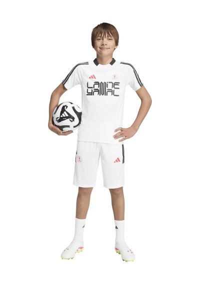 Kd6433-c Adidas Lamine Yamal Hot Tee Y Çocuk Forma Beyaz Kd6433-c Beyaz