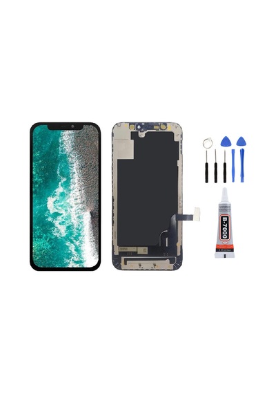 Apple Uyumlu iPhone 12 Mini Oled Lcd Ekran Dokunmatik Tamir Seti Yapıştırcı Set Yedcom