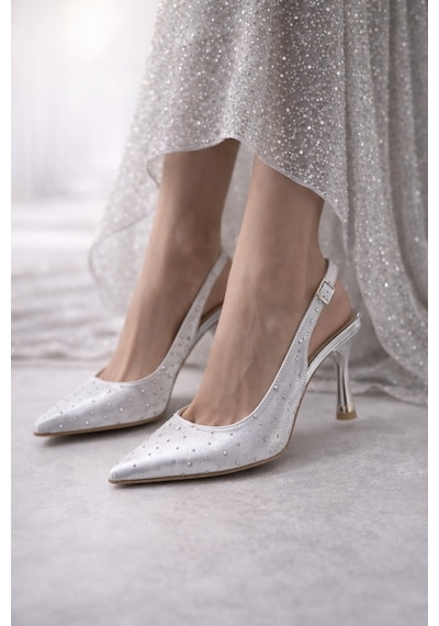 Firibu Nude Taş Detaylı Stiletto Topuklu Kadın Ayakkabı Zarif Premium Şık Slingback Modeli Arıcı-100-taşlı Gümüş Firibu Nude Taş Detaylı Stiletto Topuklu Kadın Ayakkabı Zarif Premium Şık Slingback Modeli Arıcı-100-taşlı Gümüş