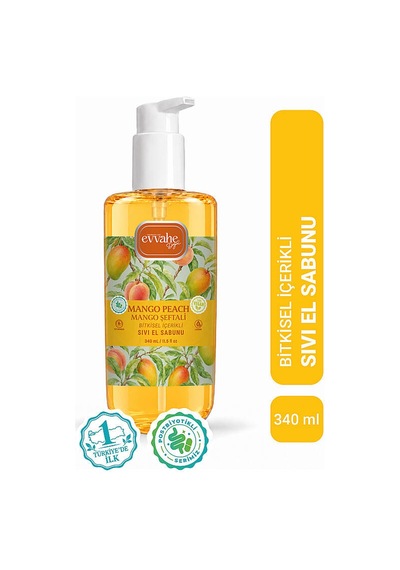 Bitkisel İçerikli Sıvı El Sabunu Mango Peach 340 Ml
