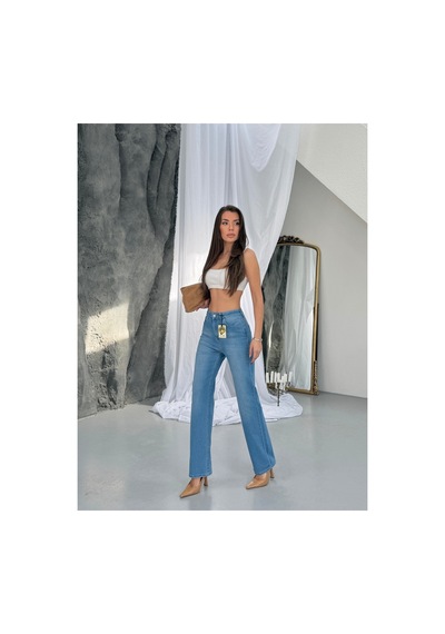 Meecy Kadın Yeni Sezon Jean Kot Pantolon 4mavi 4mavi