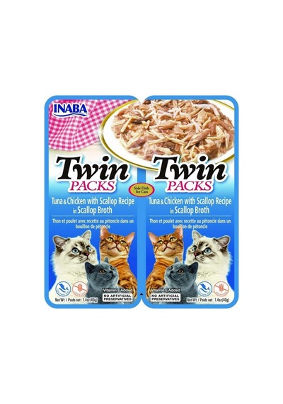 Inaba Kediler İçin İkiz Balık Snack - Marka: Inaba - Ean: 8859387701268