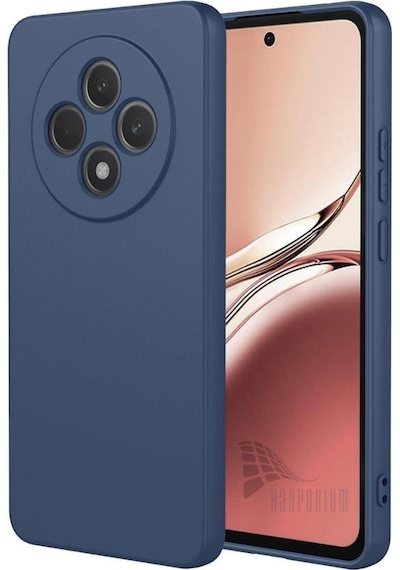 Oppo Reno 12F 5G Uyumlu Silikon Kılıf - Kamera Korumalı Esnek Pastel Renk Kapak - Lacivert