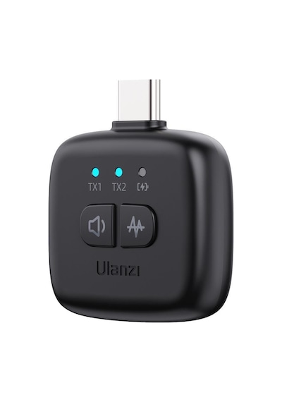 Ulanzi A30 Tiny 2 Kişilik Mikrofon Seti - Siyah