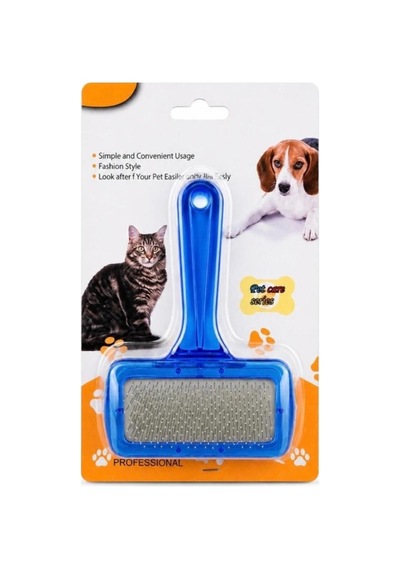 Büro Ev Ofis Evcil Pet Hayvanı Kedi Köpek İçin Metal Uçlu Tüy Toplama Tarağı