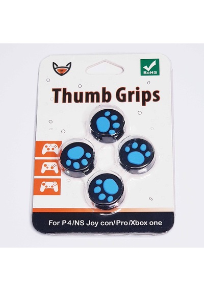 Playstation 4 Analog Koruyucu Silikon Kılıf Ps4 Analog Cap Grips Ps4 Aksesuar Blue